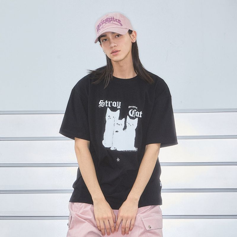 STRAY CATS T-SHIRTS Black