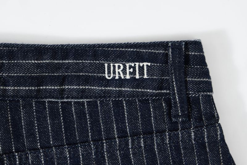 MOOD INDIGO PIN STRIPE CURVED DENIM code 26200