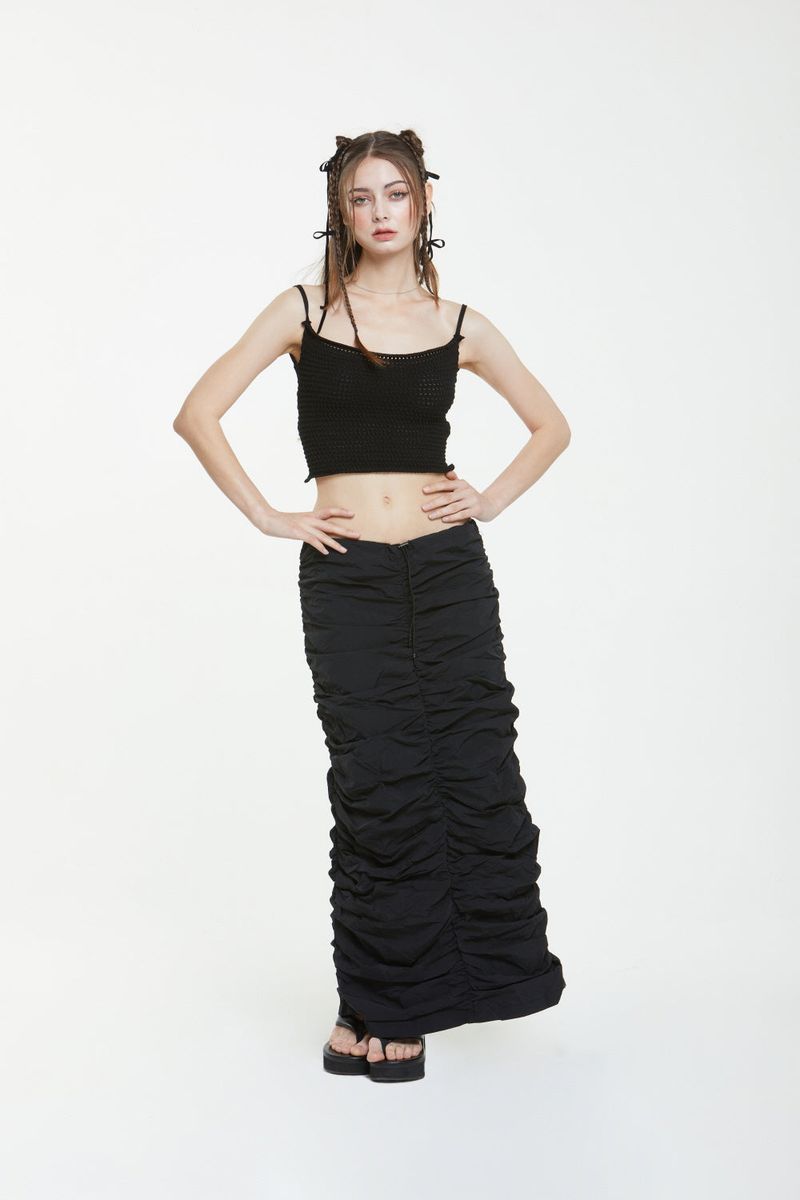 LOG MAXI SKIRT