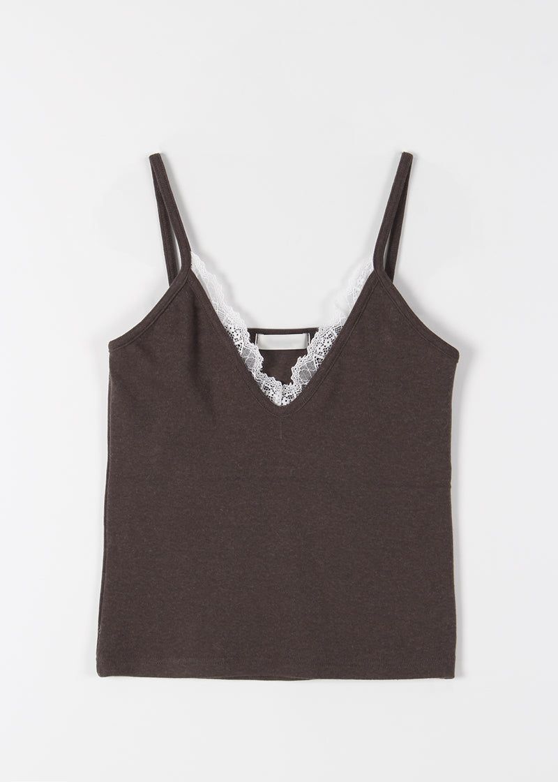 SLIP LACE SLEEVELESS