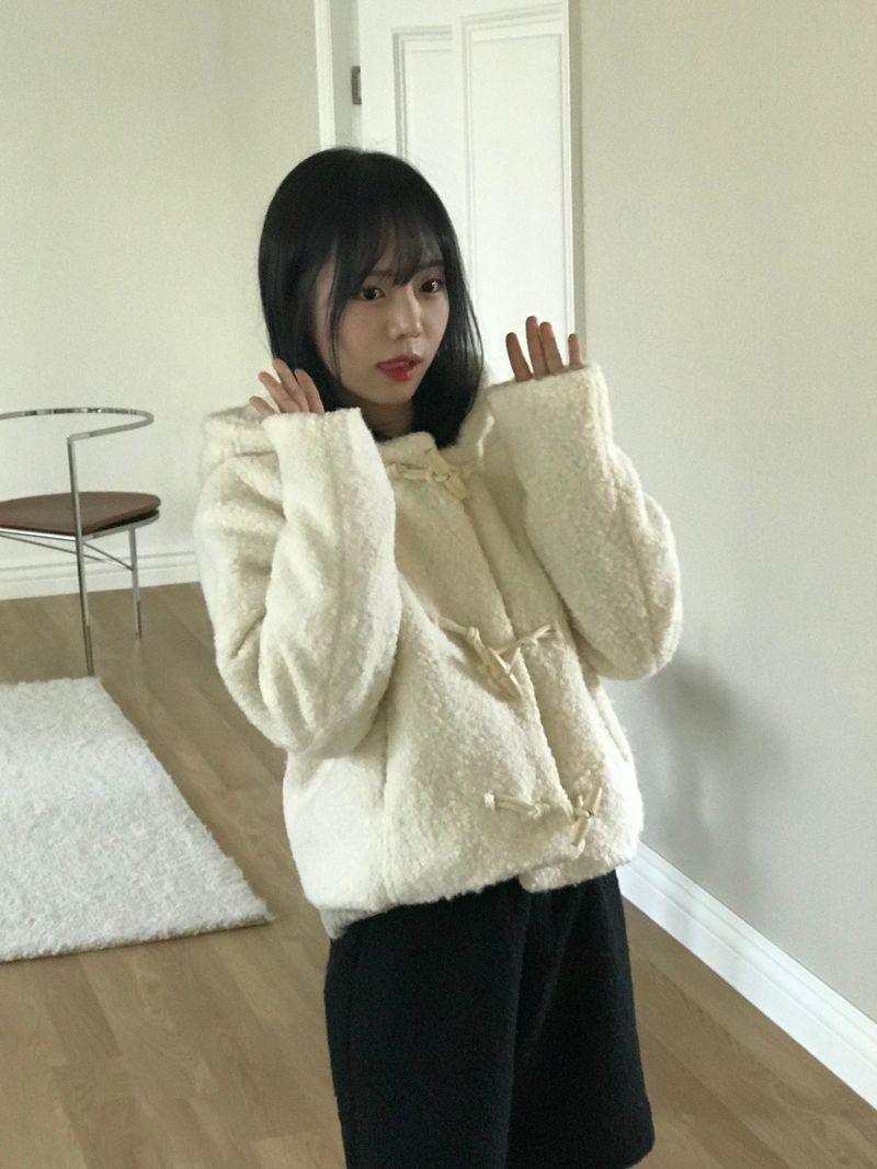 Emery short duffle coat