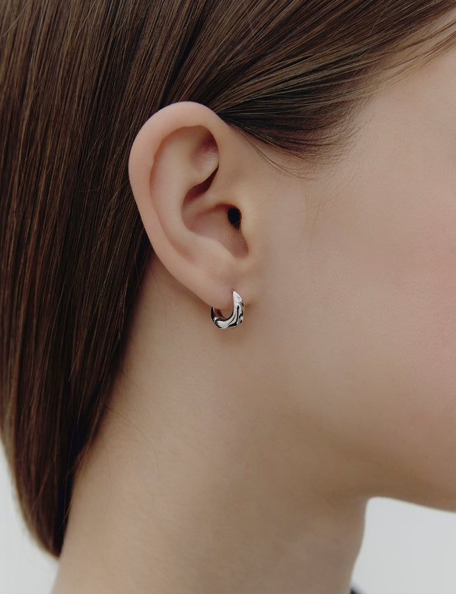26SS★ Truvion (W) Waterdrop One-Touch Earrings