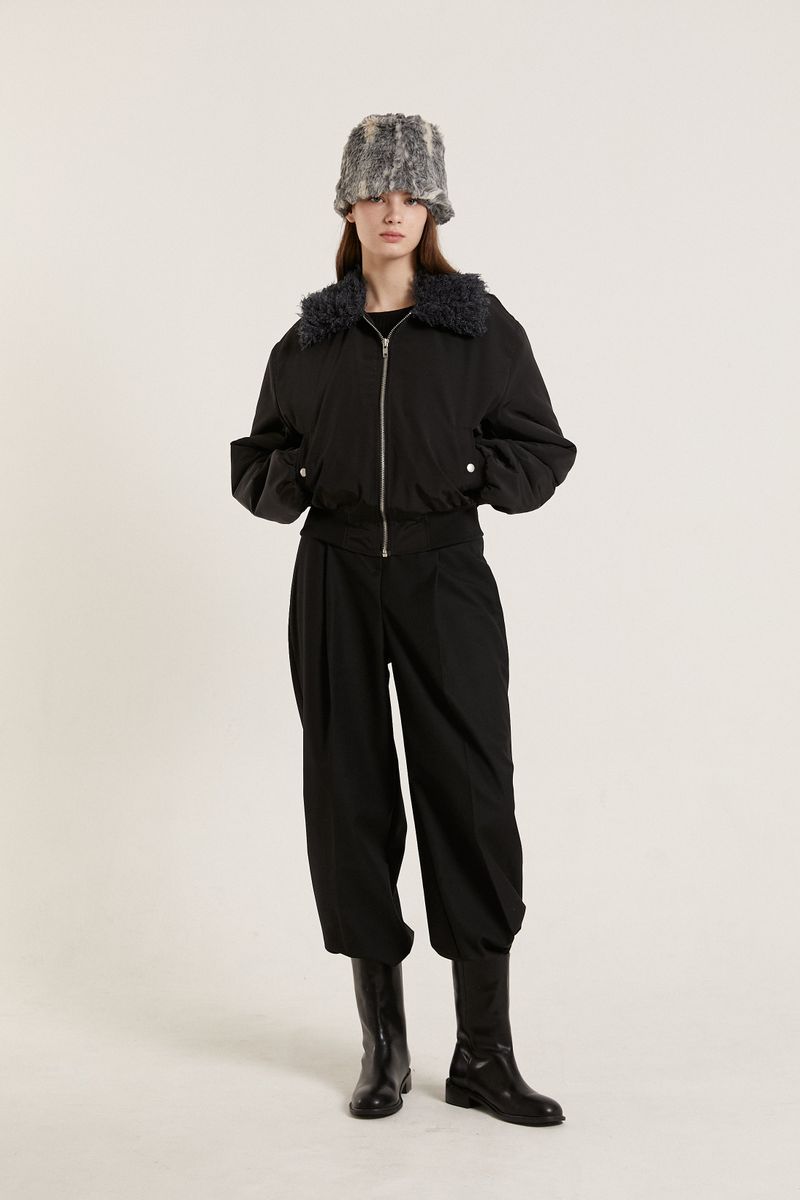 PINK PINEAPPLE（ピンクパイナップル）の「URBAN MIDDLE BOOTS_BLACK（Shoes）」