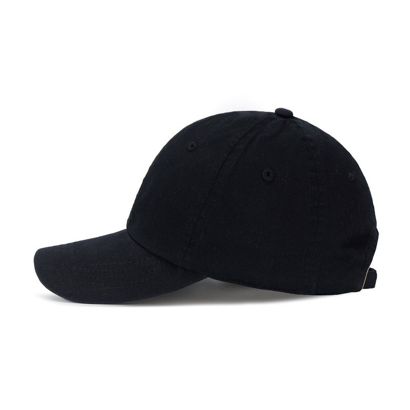 Varzar Logo Over Fit Chino Ball Cap Black