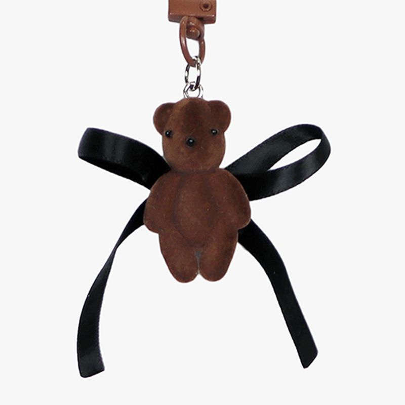 BACK RIBBON BEAR KEYRING