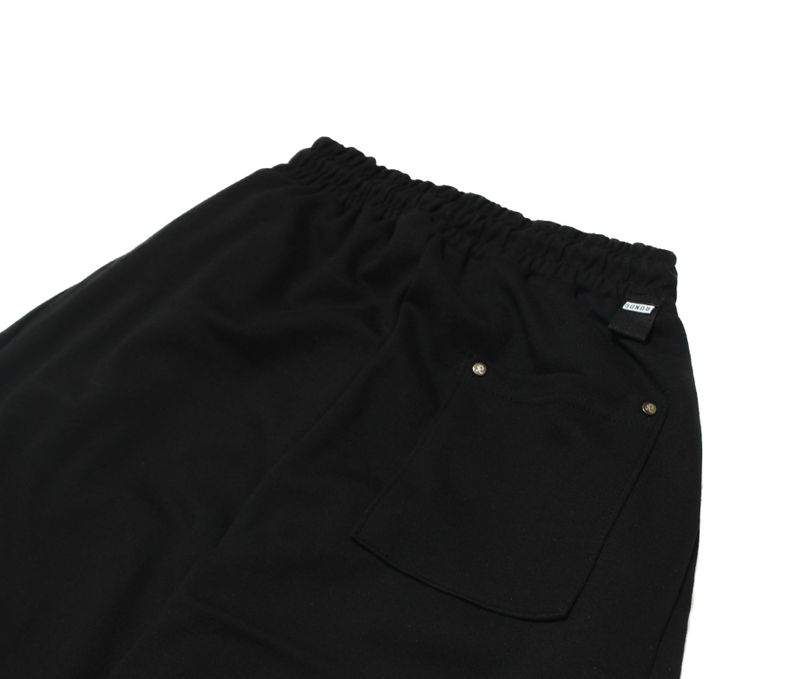 keyring side tuck sweat pants (black)