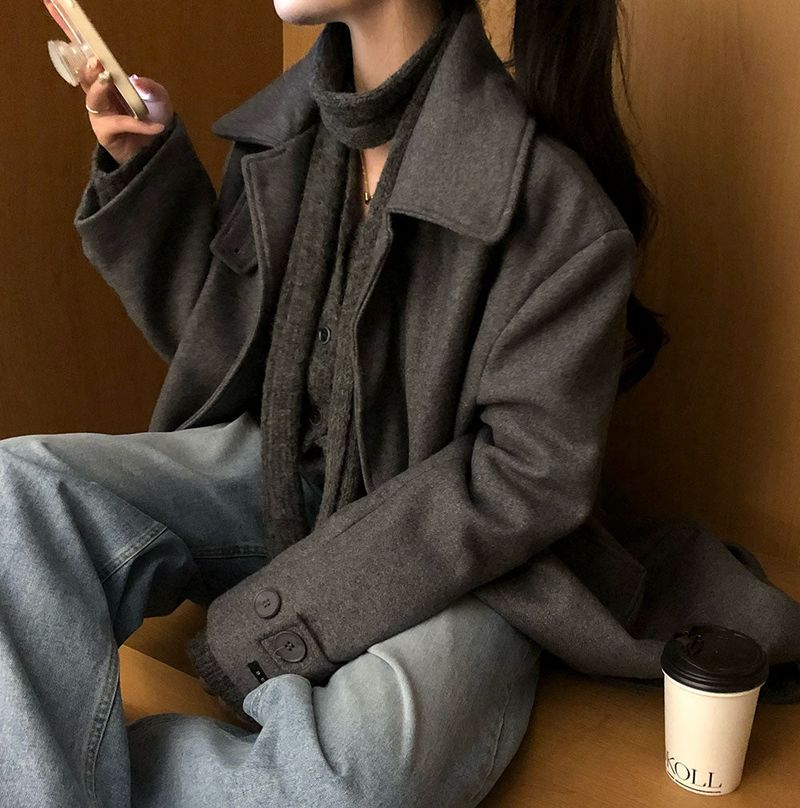 [BELLIDE MADE] Euriphyan Hidden Oversized Fit Single Long Coat