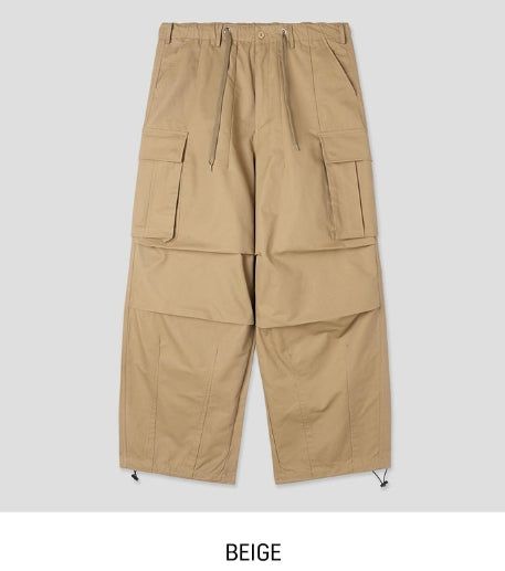 Lasha two way parachute cargo pants