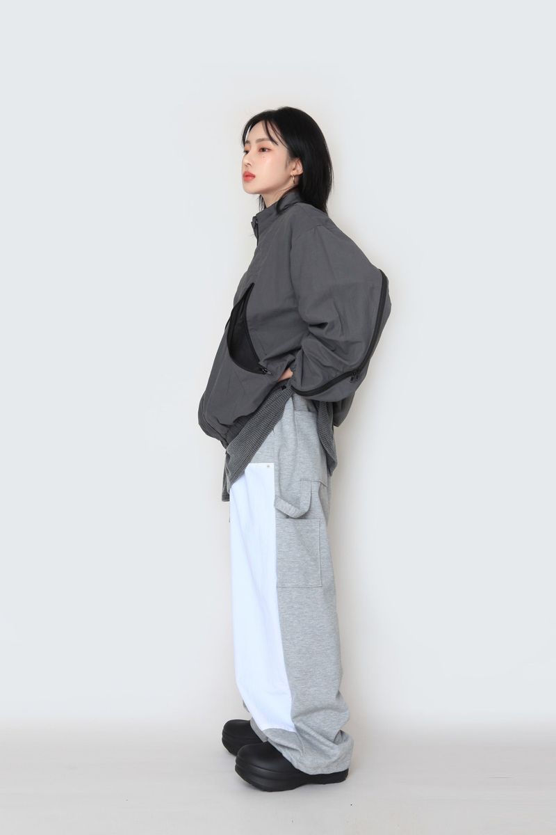 Double Nee Mix Sweatpants