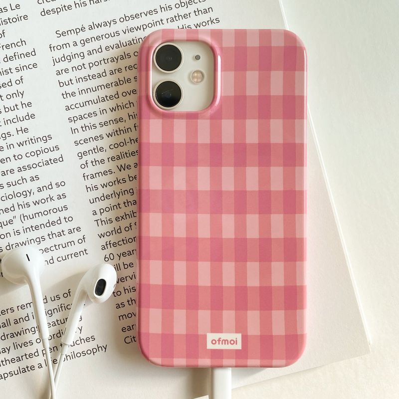 apple candy glossy hard phone case