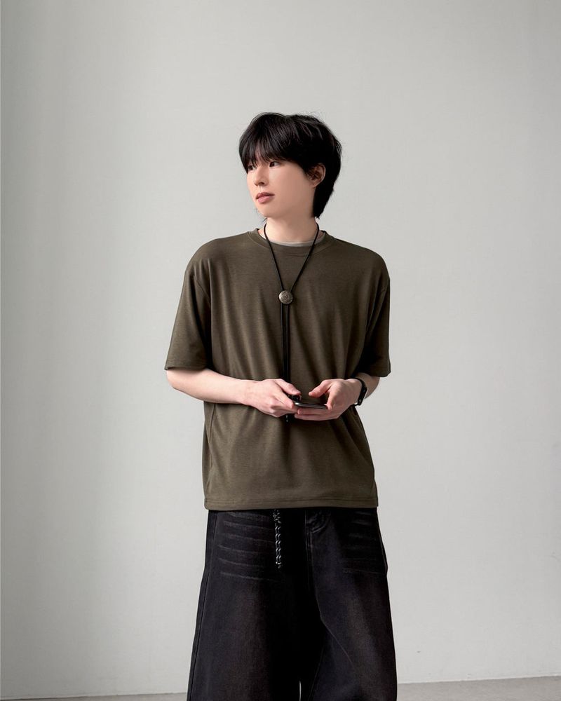 Crop Layered Half Sleeve
