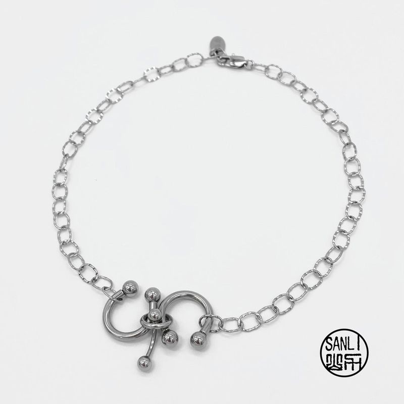Mix piercing choker/necklace