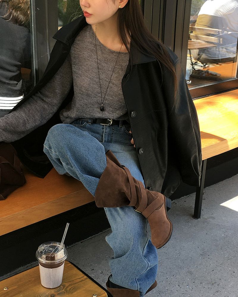 [ORIGINAL] Loose Straight Denim Pants