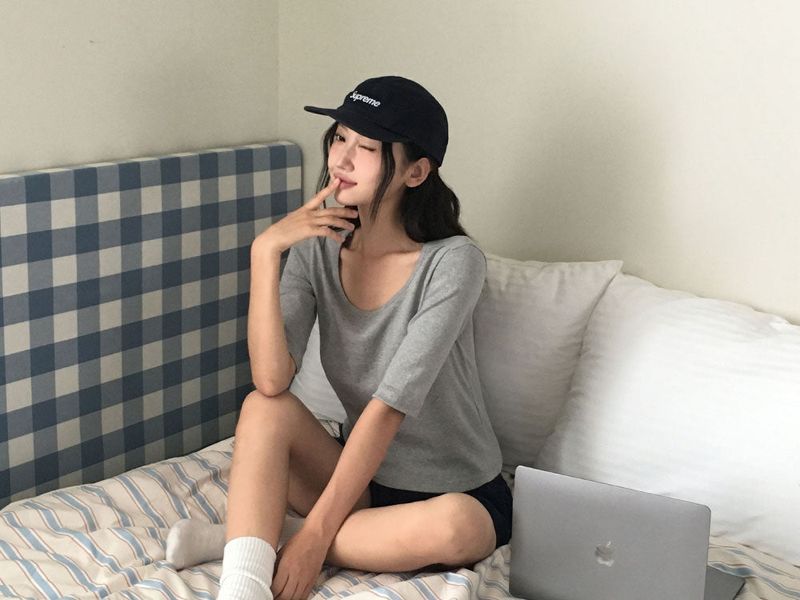 BEIDELLI（ベイデリー）の「[MADE/6colors] WANT MILLED COTTON FOUR-SLEEVE T-SHIRT（Tops）」