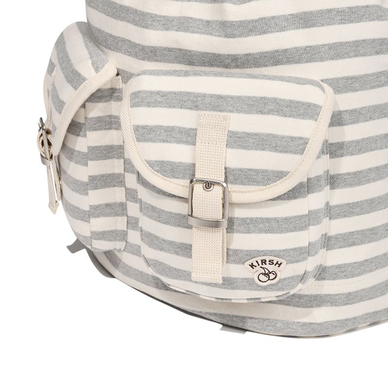 STRIPE PATTERN BACKPACK [IVORY]