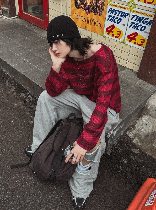 [LAN ARCHIVE] デストロイドワイドスウェットパンツ