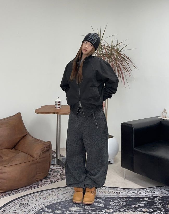 MAFF Washed Curve Blouson