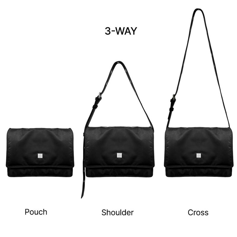 3-Way Cloud Bag (Black)