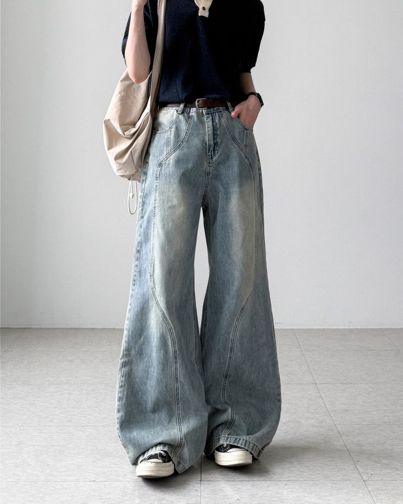 YOURNUS（ユアナス）の「Ballak Wave Curve Denim（Pants）」