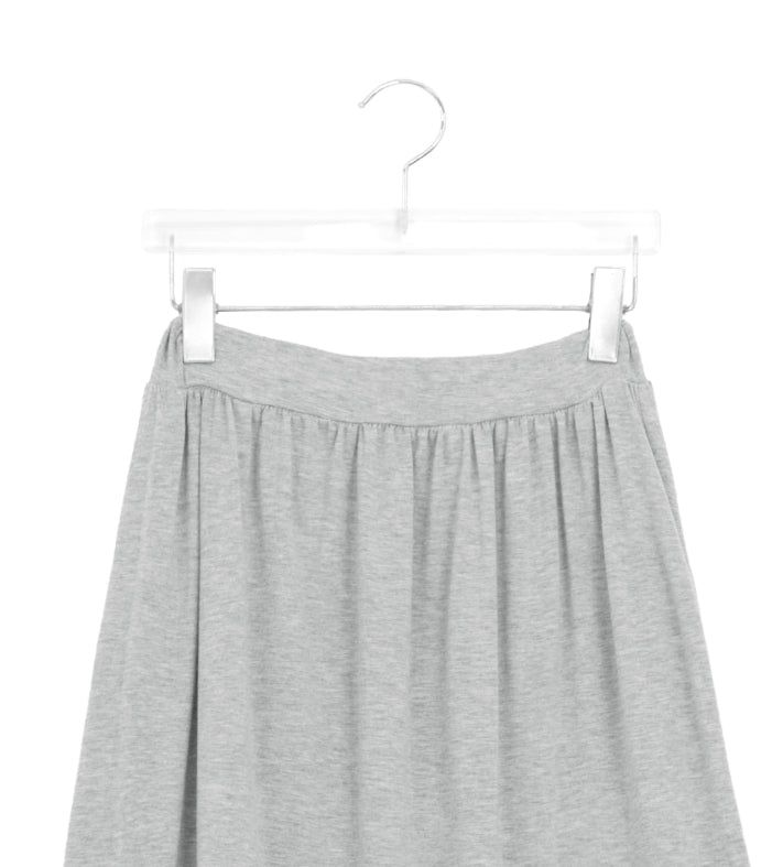 Bert Color Matching Banding Flower Midi Skirt