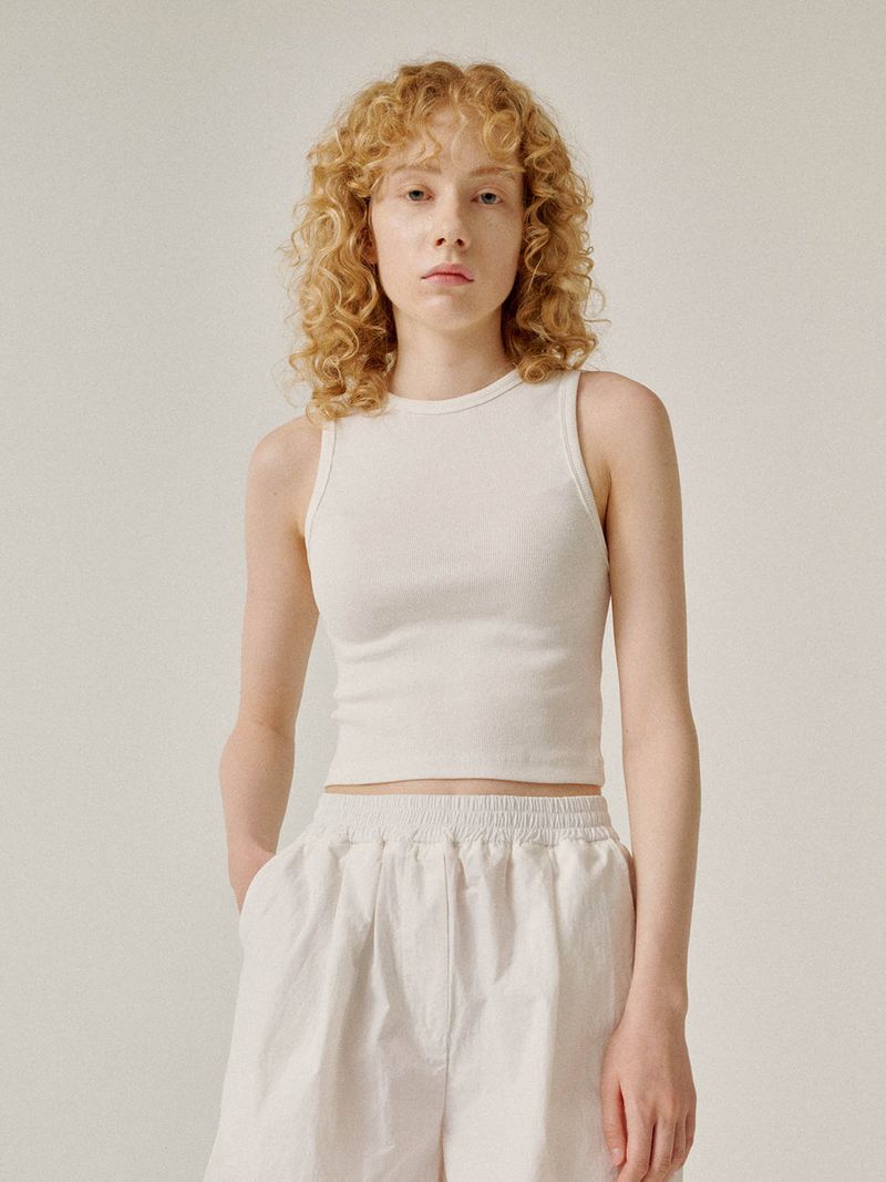 Crop leeveless (Mint)