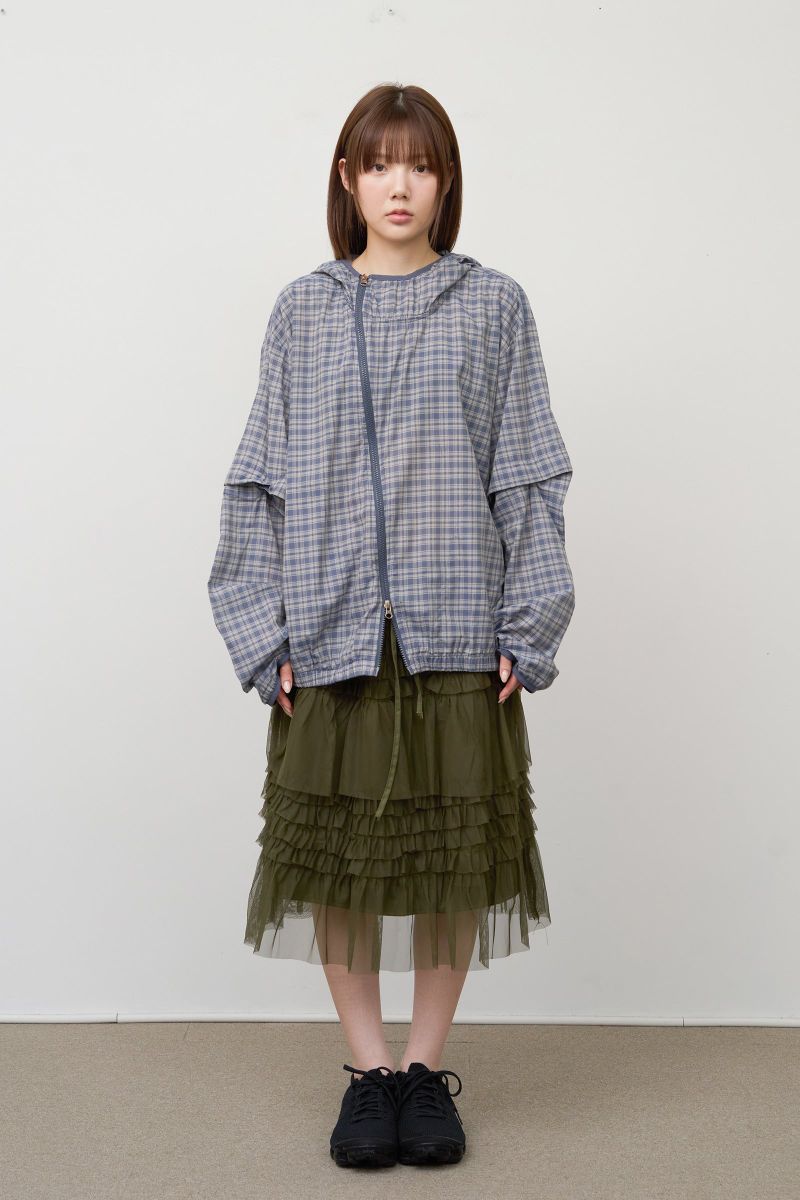 Lan Checked Layered Jumper