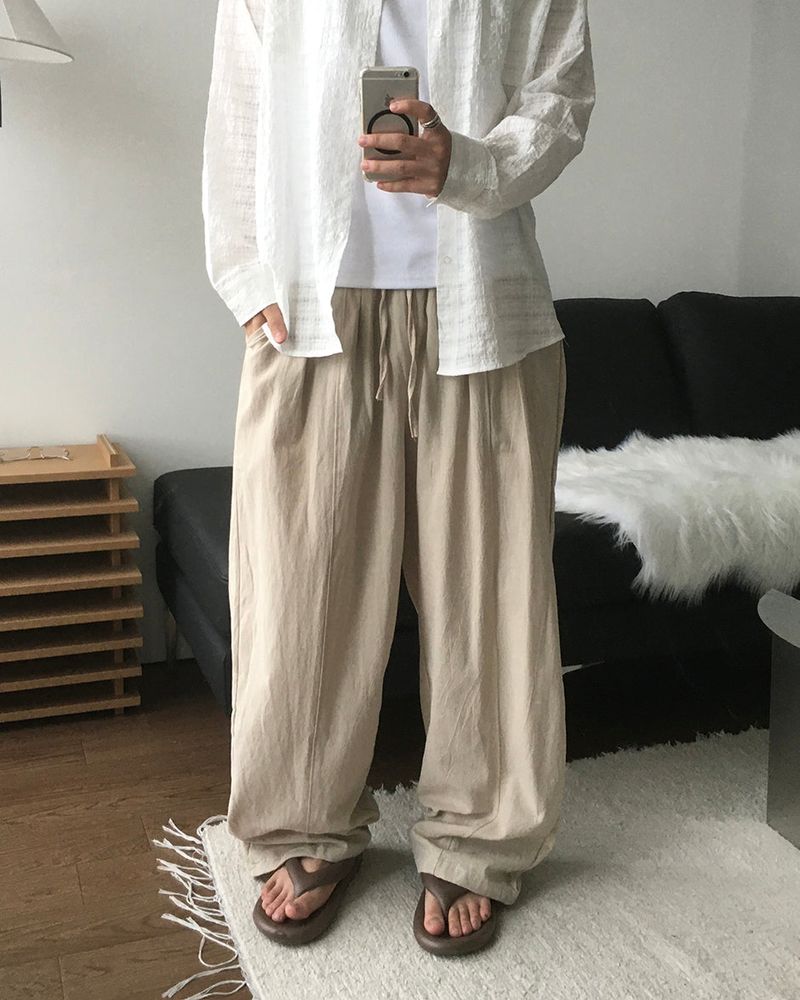 Flo Linen Wide Pants