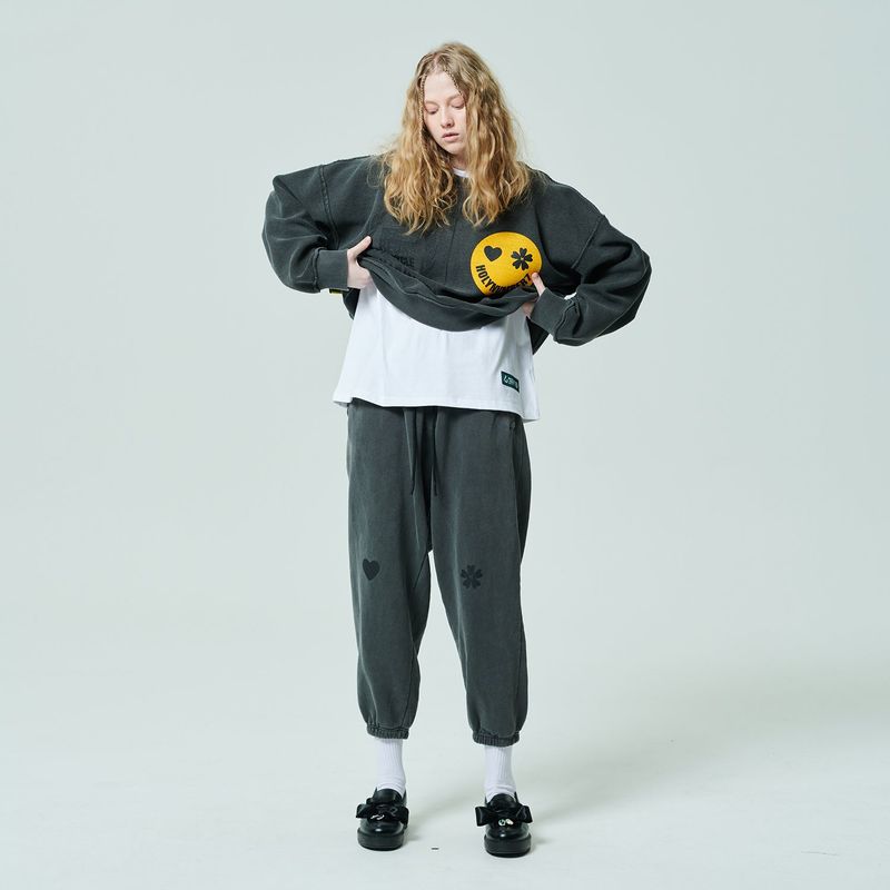 PIGMENT ANABADA SWEAT PANTS_CHARCOAL
