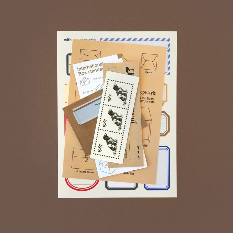oab mail pack / scrap sticker set
