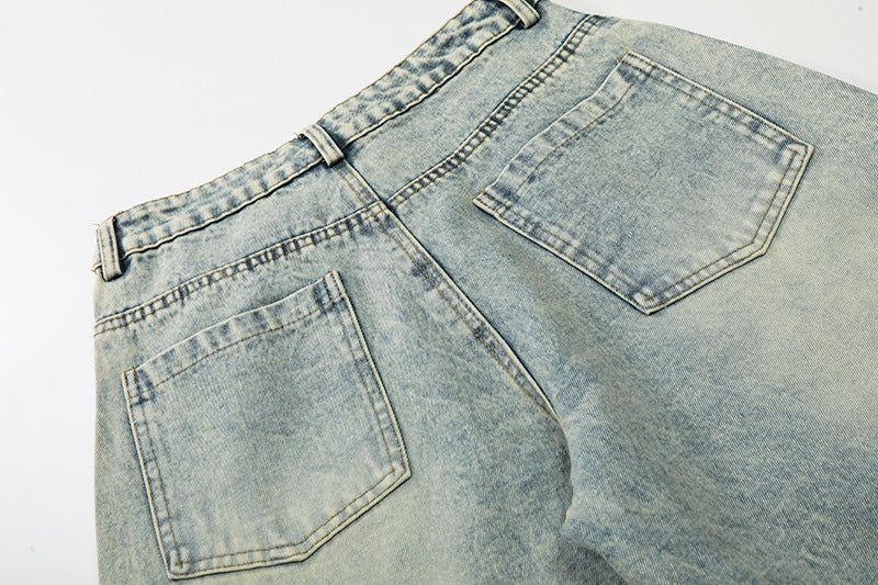 Aven Script Wide Denim