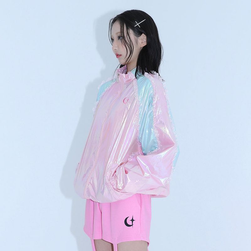1 0 dreamlike windbreaker - PINK