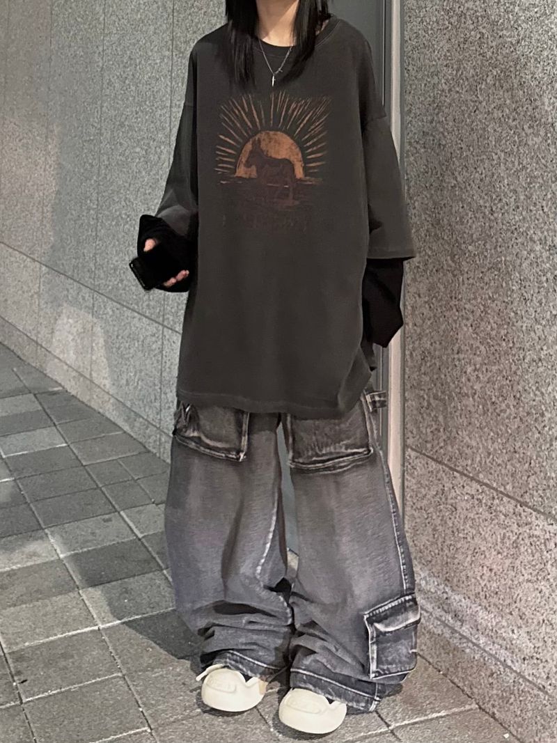 sunset pigment layered long sleeve