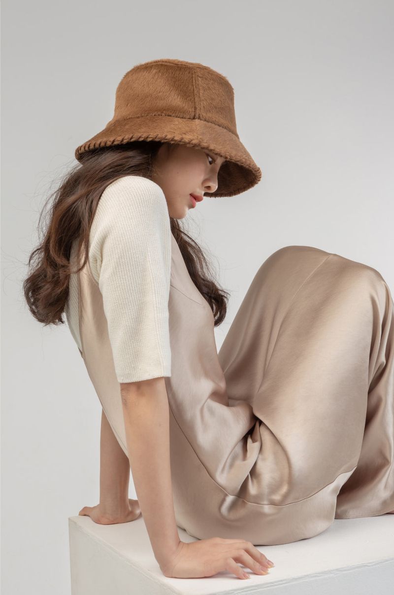 namelesscat（ネームレスキャット）の「SOFT BROWN BUCKET HAT（Hats）」