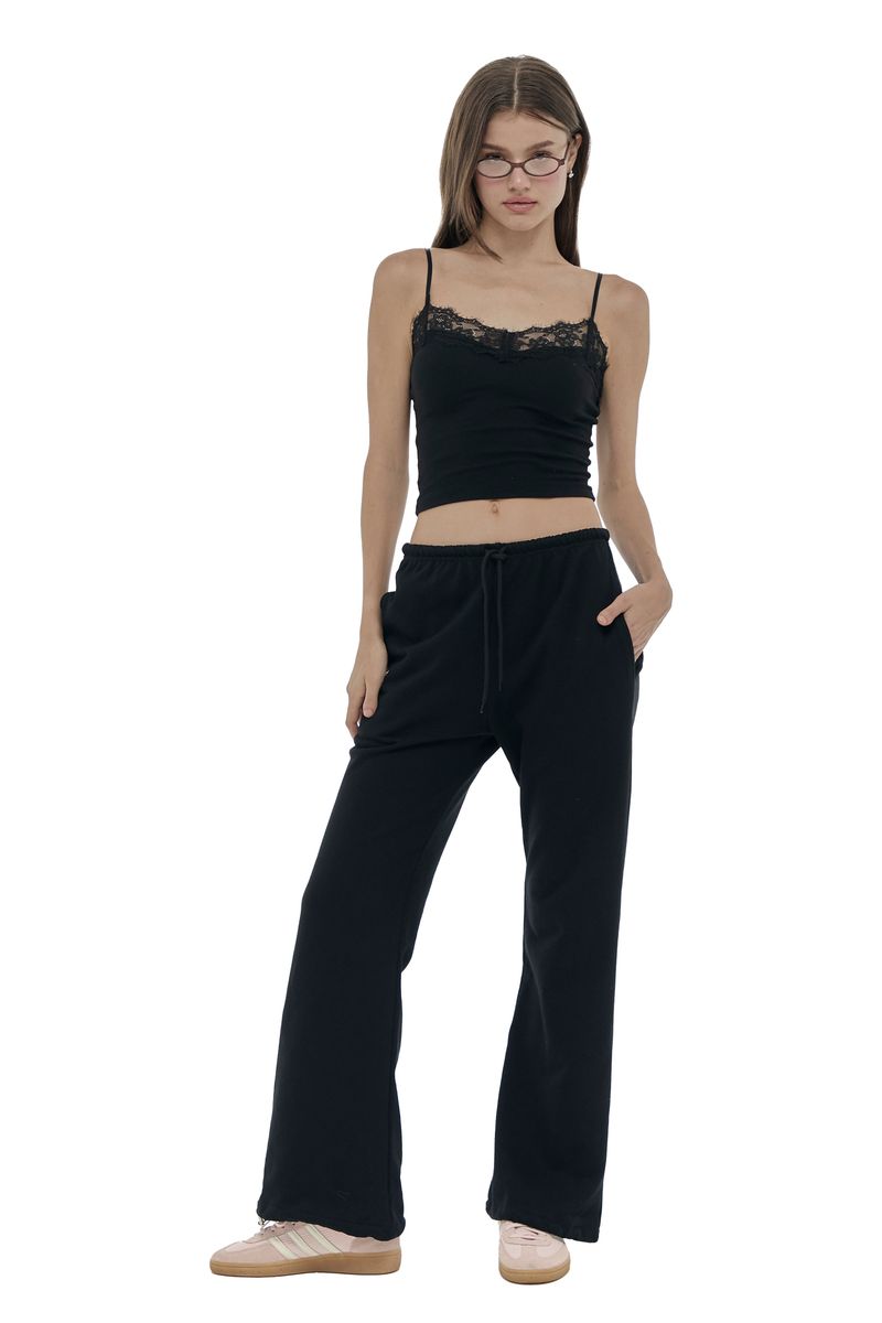 Cream donuts sleeveless, Black