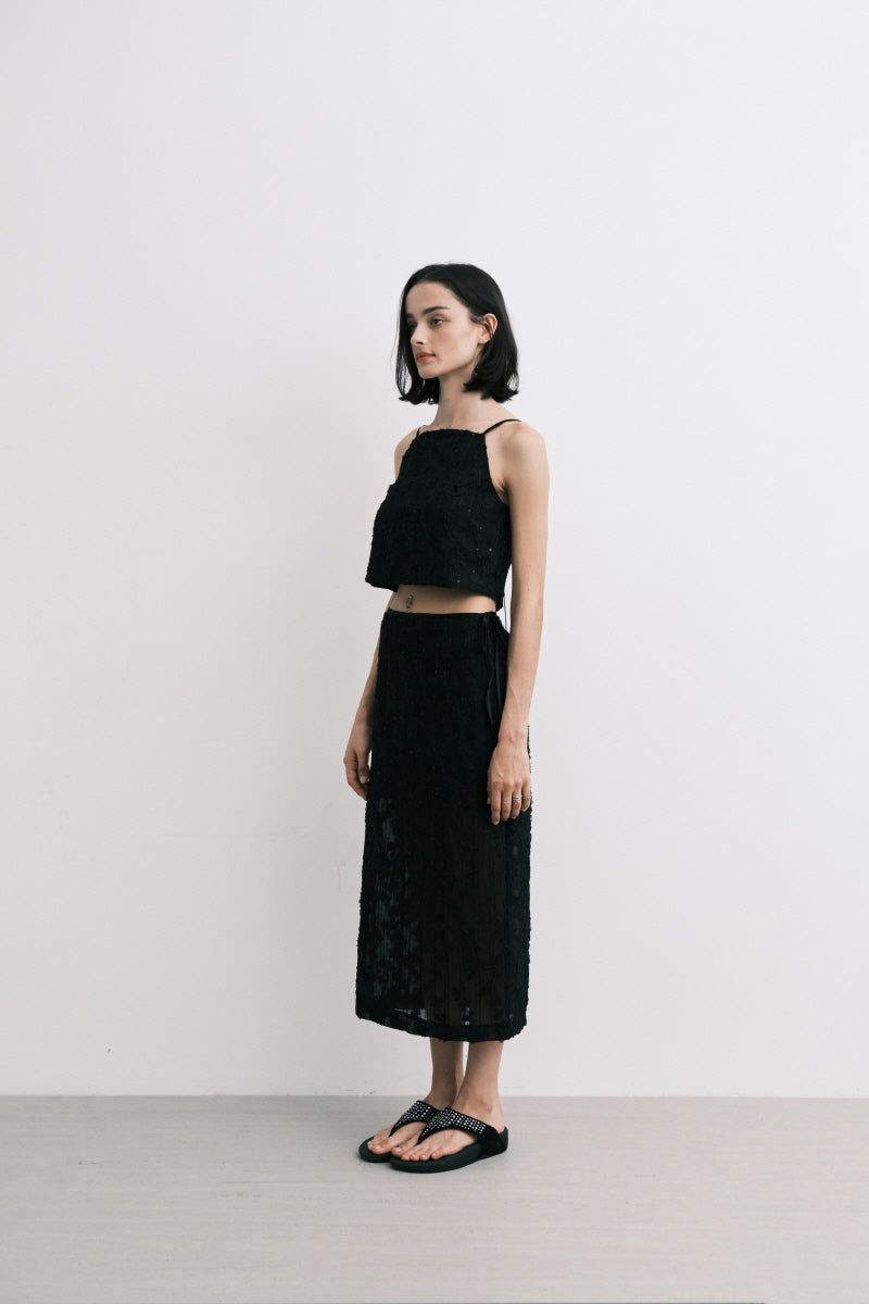 rose top (black)