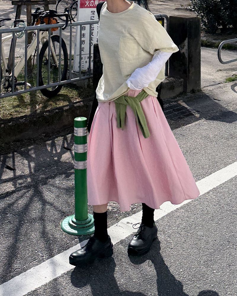 WOOHWA(ウファ)の「 MATTE PASTEL SKIRT(Skirts)」