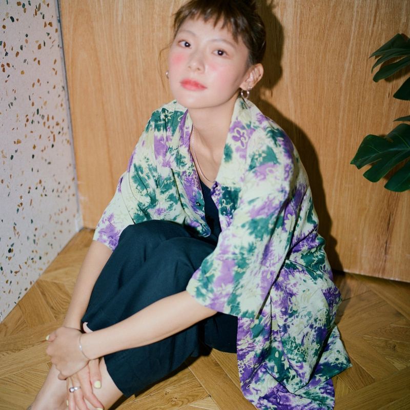 [Hawaiian Shirt] Life in Travel-Tie-dye Purple