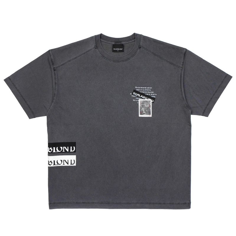 BBD Chaos Patch Pigment T-Shirt (Charcoal)