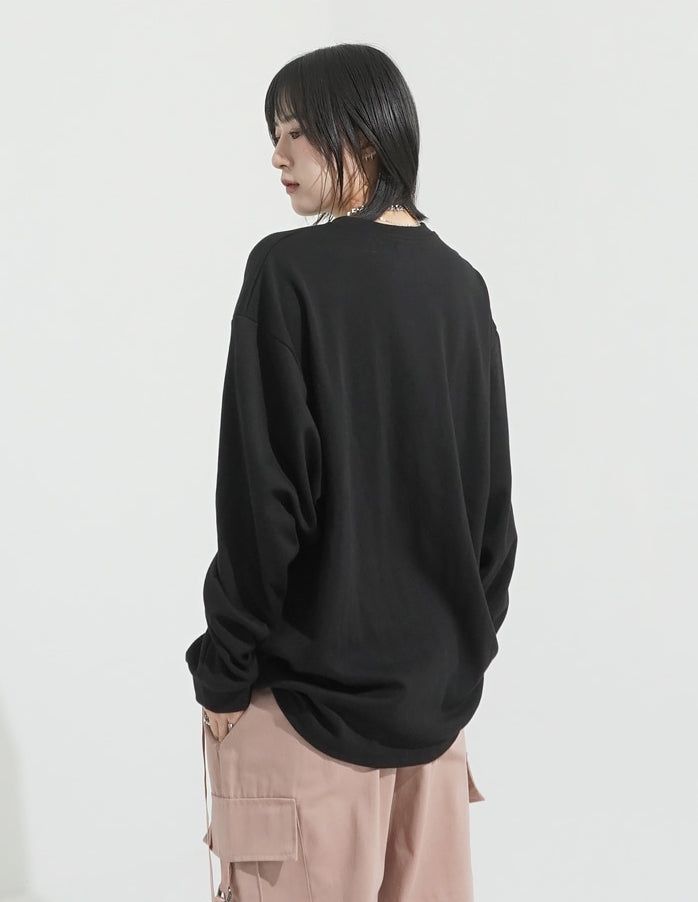 Universal heavy cotton LS t-shirt