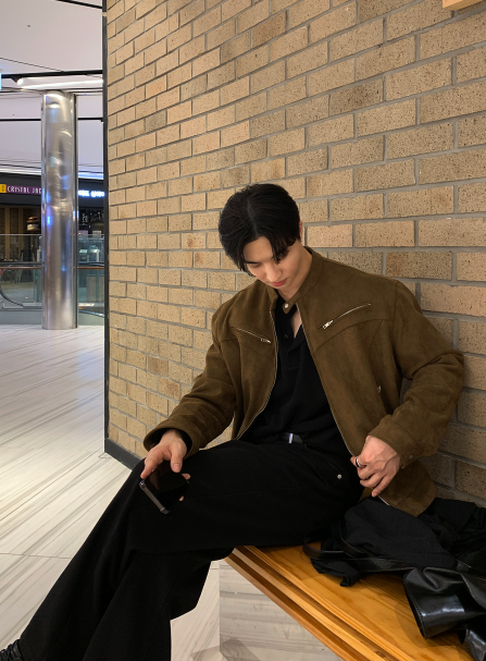 Miele YKK Suede Biker Jacket