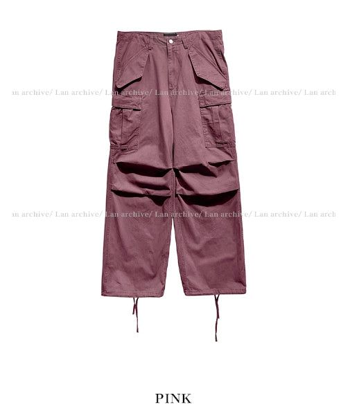 Utility Washing Wide Cargo Pants