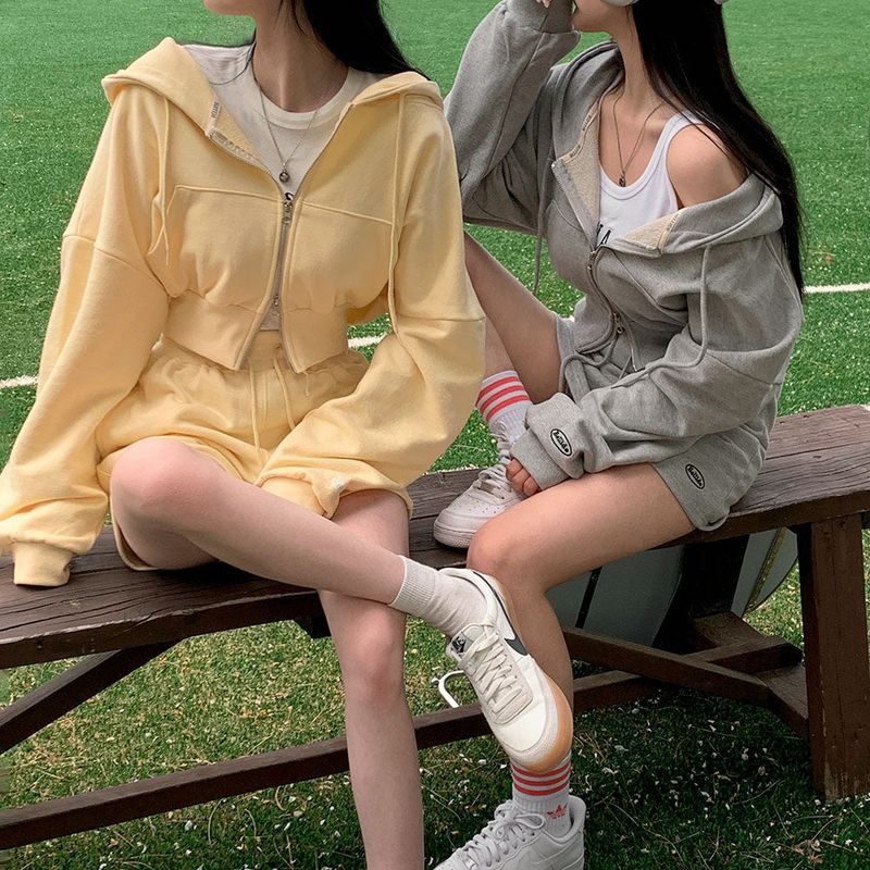 [Bellide made]Sporty two-way two-piece set