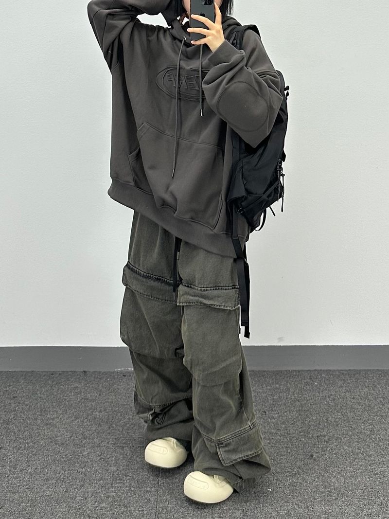 elbow patch hoodie