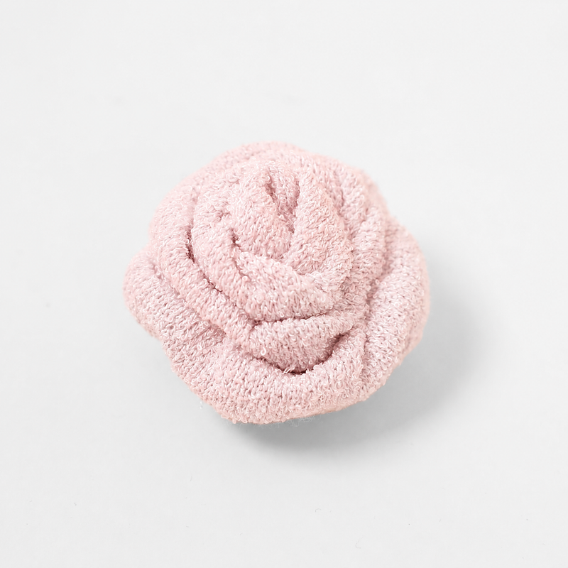 Loose Fit Corsage Knit Pink