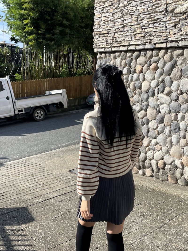 Certain mini pleats skirt