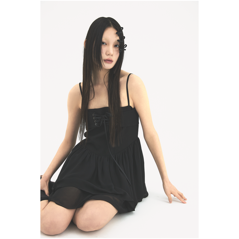 Bustier dress Black