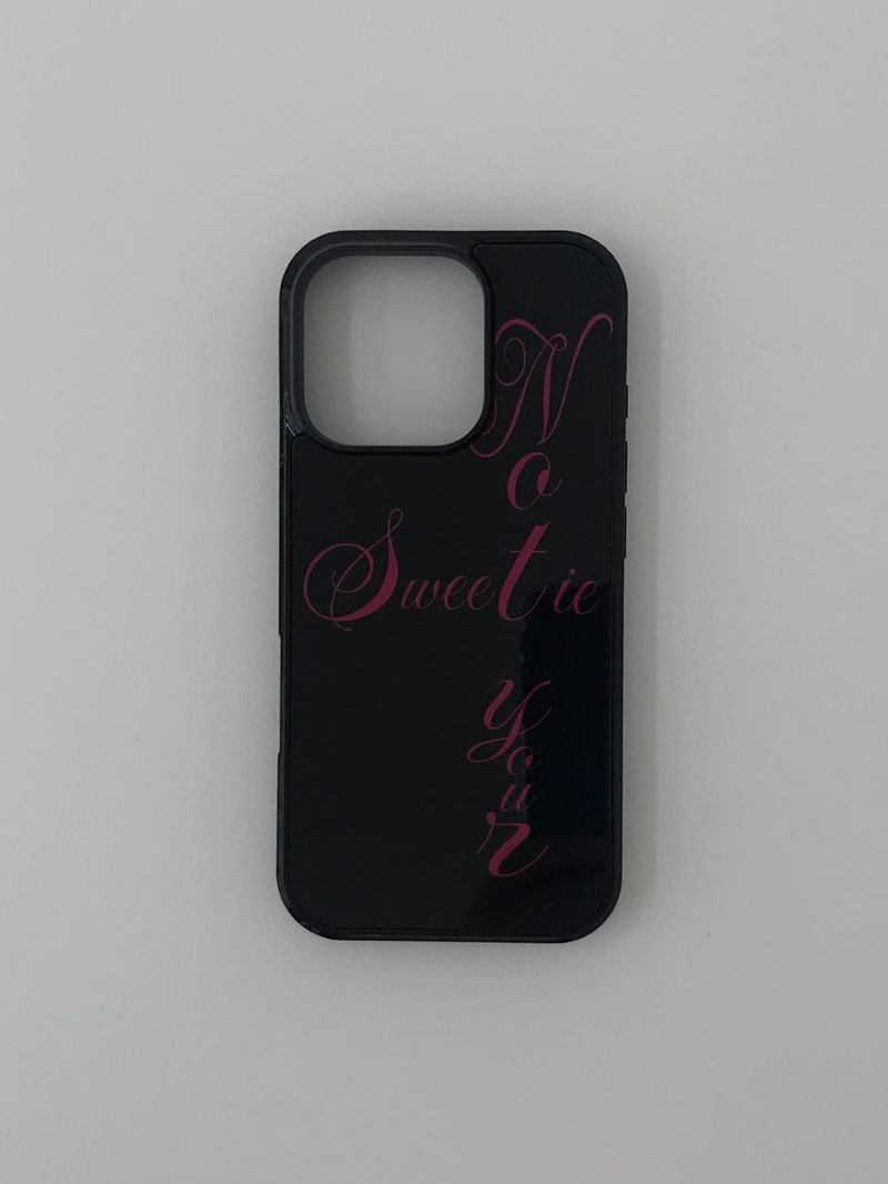 creeble（クリーブル）の「[MADE] ノットユアスウィーティーグラスバンパーケース(black)（スマホグッズ/小物）」