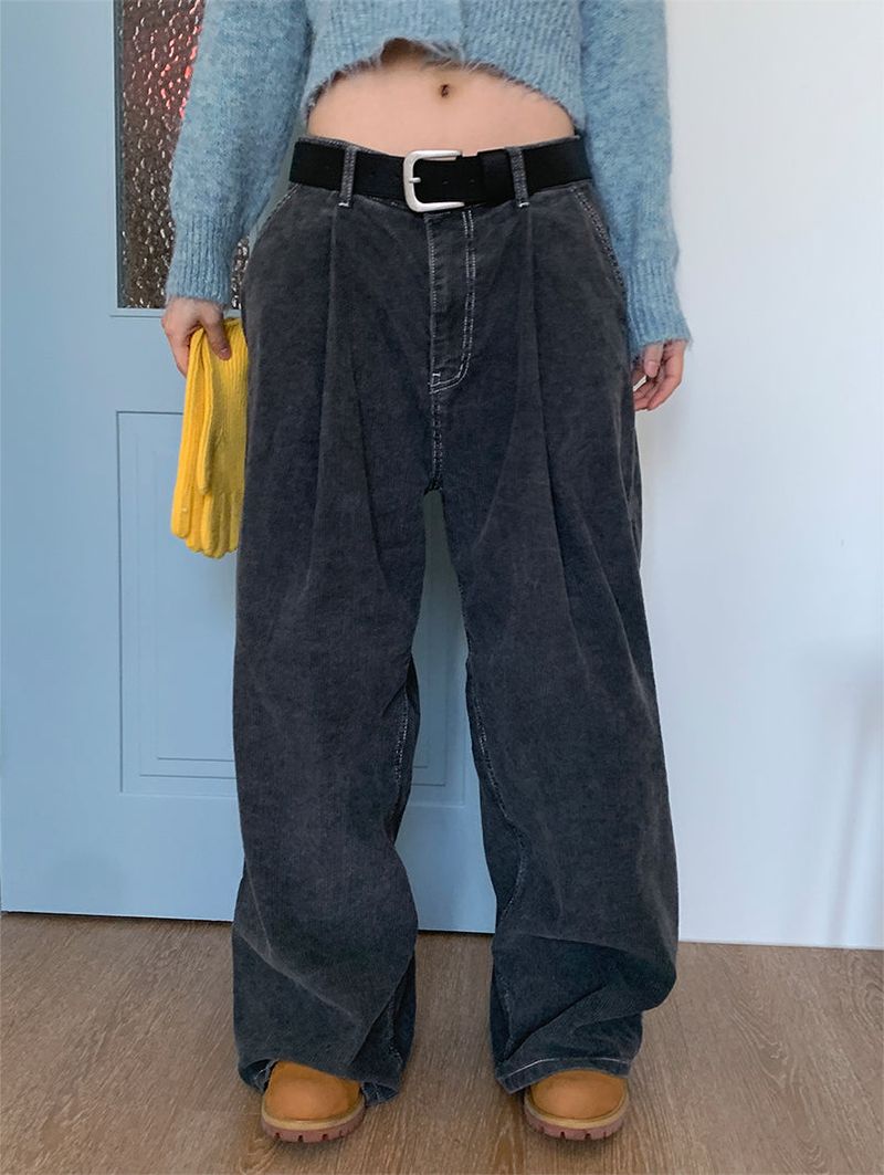 CORDUROY BACK POCKET PANTS (2C)