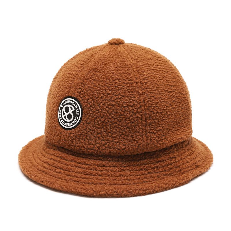 NUVOLINO FLEECE BUCKET HAT [BROWN]