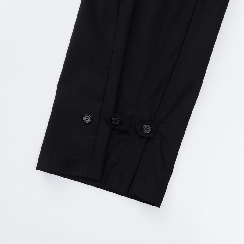 Hem Button Trousers (Black)